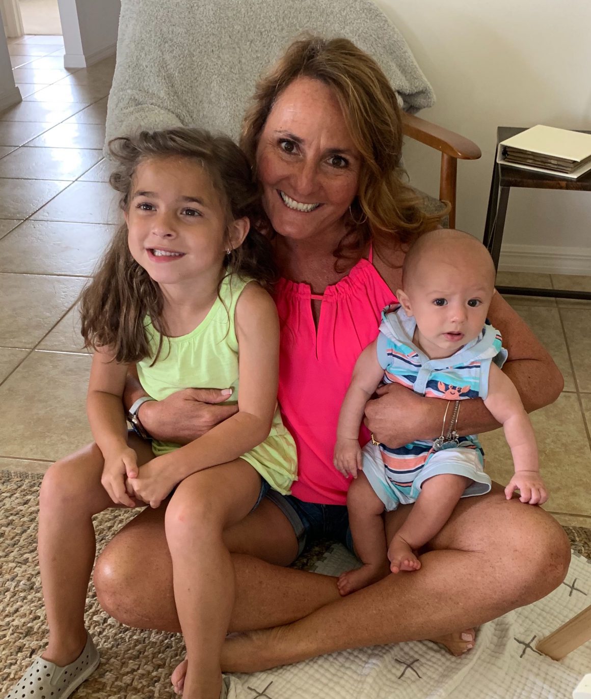 Pictured is Bonvera leader, Dolores Martin, with her grandchildren.